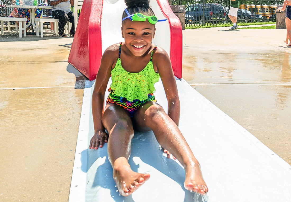 Cool off at one of the area's many great splash pads this summer. Photo courtesy of Montgomery Parks