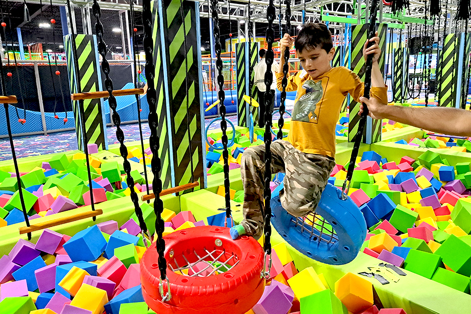 Fun Max Adventure Park Brings Big Thrills to Wappingers Falls Fun Max Adventure Park's features include slides, a ball pit, and an obstacle course.