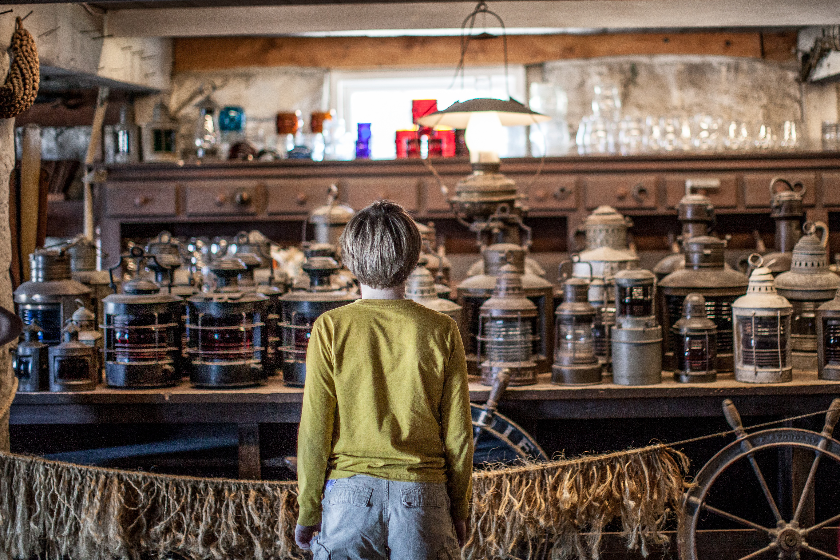 Kids can immerse themselves in another time at Mystic Seaport. 