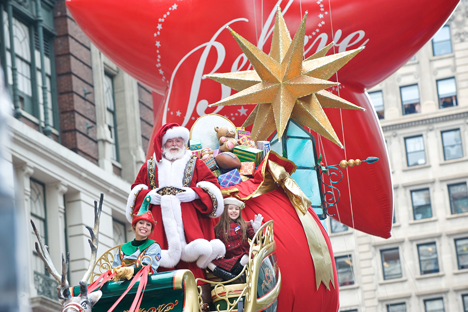 Santa Macy's Thanksgiving Day Parade