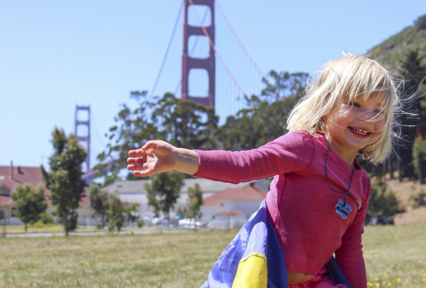 The iconic Golden Gate Bridge is a must-see in San Francisco. Photo courtesy of the Bay Area Discovery Museum, Facebook