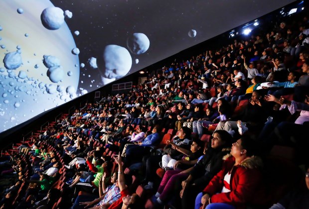 The Jennifer Chalsty Planetarium at the Liberty Science Center is the largest in the Western Hemisphere.