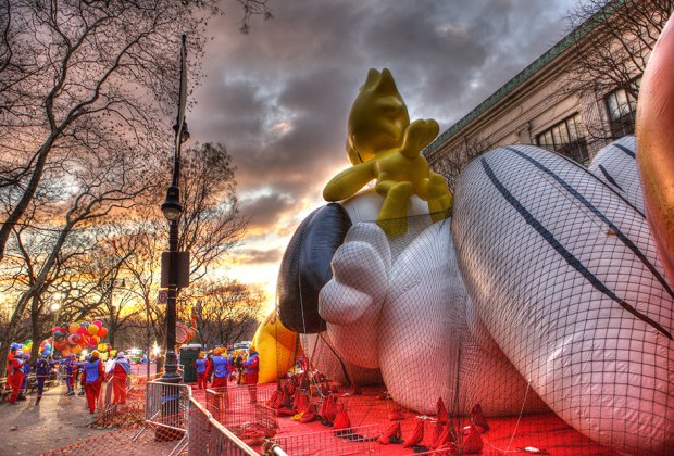 The Macy's Thanksgiving Day Parade Balloon Inflation is an event unto itself. See the larger-than-life balloons come to life the night before the parade. Photo by Anthony Quintano/CC BY 2.0