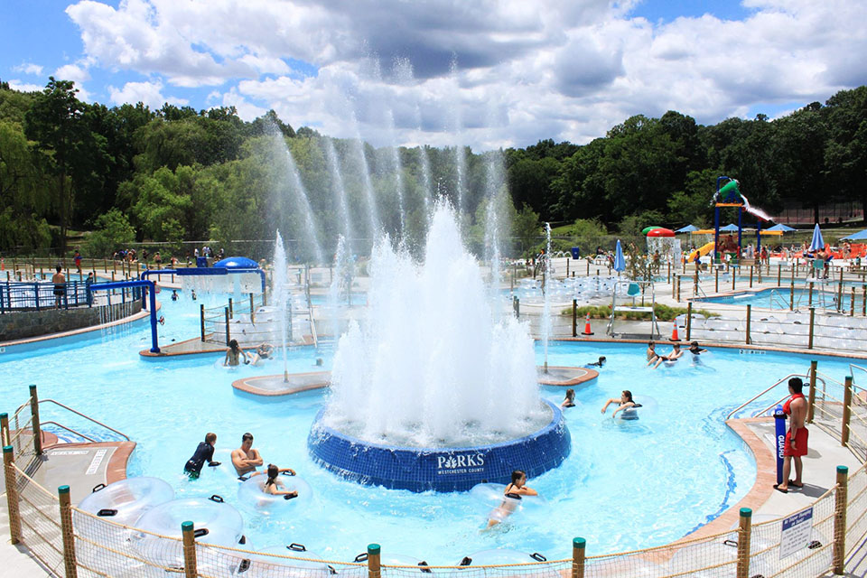 2025 Ultimate Guide to Westchester and Hudson Valley Splash Pads and Water Playgrounds Tibbets Brook Park's swimming complex includes a splash pad complete with cool jets and sprinklers.