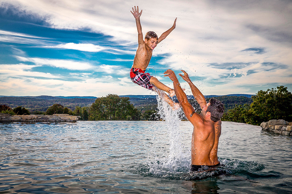 14 Family-Friendly Weekend Getaways near NYC Visit the 180 Pool at the Crystal Springs Resort. Photo courtesy of the resort